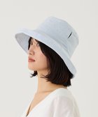 【アトレナ/ATRENA】の【UVカット率100%/遮熱/洗濯機洗い】コカゲル®UV100%cut リネンエッジアップハット サックス|ID: prp329100004481532 ipo3291000000032601054