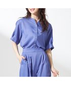 【エニィ スィス/any SiS】の【接触冷感・UVカット・速乾】スムージーポリエステル 2WAY ブラウス ブルー|ID: prp329100004481545 ipo3291000000034295566