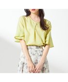 【エニィ スィス/any SiS】の【接触冷感・UVカット・速乾】スムージーポリエステル フレアスリーブ ブラウス 【WEB限定】ライム|ID: prp329100004481560 ipo3291000000034889576