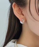 【フィービィー/phoebe】のクラシカルパール×ビジューバックキャッチピアス ホワイト|ID: prp329100004481566 ipo3291000000031833312