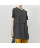 【アイシービー/iCB】の【人気のため新色追加・UVケア・洗える】シアージャージーコンビ カットソー チャコール系|ID: prp329100004481625 ipo3291000000032663338