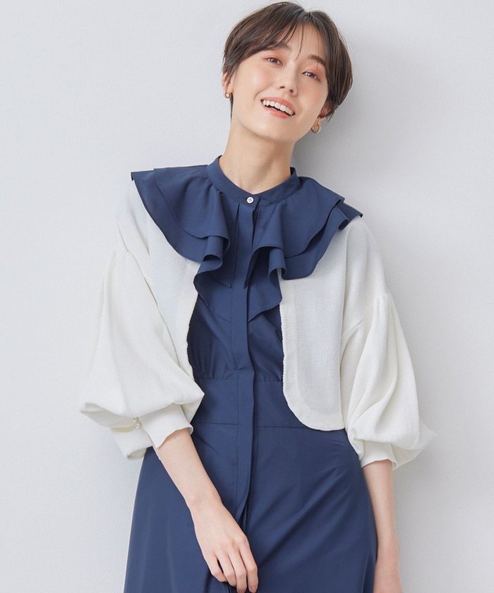 【組曲/KUMIKYOKU】のドルマンボレロ カーディガン インテリア・キッズ・メンズ・レディースファッション・服の通販 founy(ファニー) https://founy.com/ ファッション Fashion レディースファッション WOMEN トップス・カットソー Tops/Tshirt カーディガン Cardigans アンサンブル Ensemble カフス Cuffs カーディガン Cardigan コンパクト Compact ストレッチ Stretch タンク Tank ボトム Bottom ボレロ Bolero エレガント 上品 Elegant 夏 Summer 春 Spring S/S・春夏 Ss・Spring/Summer 羽織 Haori |ID: prp329100004481980 ipo3291000000031984416