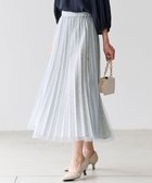 【エニィ スィス/any SiS】の【洗える】チュールレイヤードプリーツ スカート グレー|ID: prp329100004482026 ipo3291000000034355352