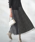 【エニィ スィス/any SiS】の【洗える】チュールレイヤードプリーツ スカート ブラック|ID: prp329100004482026 ipo3291000000035546712