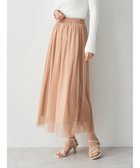 【イェッカ ヴェッカ/YECCA VECCA】のラメチュールギャザースカート Pink Beige|ID: prp329100004482095 ipo3291000000031865084