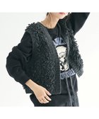 【クラフトスタンダードブティック/CRAFT STANDARD BOUTIQUE】のフリンジニットベスト Charcoal Gray|ID: prp329100004482290 ipo3291000000031930444