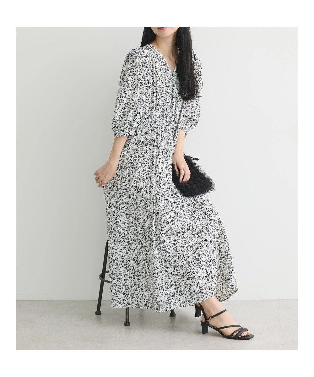 【アースミュージックアンドエコロジー/earth music&ecology】のカシュクール小花柄ワンピース 人気、トレンドファッション・服の通販 founy(ファニー) 　ファッション　Fashion　レディースファッション　WOMEN　ワンピース　Dress　おすすめ　Recommend　カシュクール　Cachecoeur　ギャザー　Gather　ポケット　Pocket　夏　Summer　春　Spring　S/S・春夏　Ss・Spring/Summer　 other-1|ID: prp329100004482400 ipo3291000000031942320