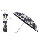 【ムーンバット/MOONBAT】の【軽量】PAUL JOE 晴雨兼用日傘 折りたたみ傘 総柄クリザンテーム 一級遮光 遮熱 UV ネイビーブルー|ID: prp329100004482406 ipo3291000000031779482