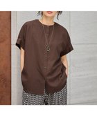 【エニー/ANY】のフレンチリネンシャツブラウス ブラウン|ID: prp329100004482498 ipo3291000000034247926