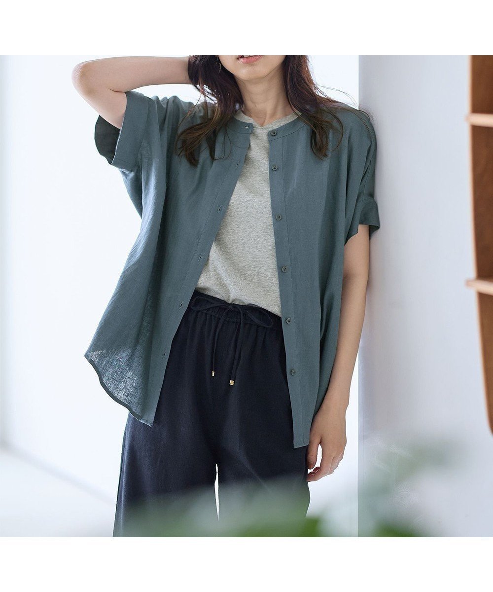 【エニー/ANY】のフレンチリネンシャツブラウス インテリア・キッズ・メンズ・レディースファッション・服の通販 founy(ファニー) ファッション Fashion レディースファッション Fashion for Women トップス・カットソー Cut & Sew Tops シャツ・ブラウス・オフィスカジュアル Elegant Blouses & Button-Ups おすすめ Recommended / Our Picks カフス Cuff Design デニム Denim, Jeans Material ボトム Bottoms, Lower Wear リネン Linen, Linen Fabric 夏 Summer 春 Spring S/S・春夏 SS, Spring/Summer, Warm Season 羽織 Haori, Light Jacket ブルー|ID: prp329100004482498 ipo3291000000034247928