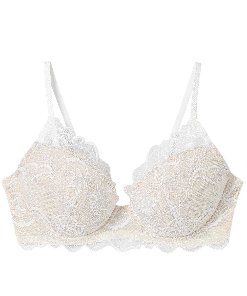 【ウィング/Wing】のブラジャー 立体感のあるバストをメイク ふっくらデコルテ きれいな谷間 ブラのズレ・浮きを軽減 【ハイライトブラ】 ブラ CB4000 ウイング/ワコール インテリア・キッズ・メンズ・レディースファッション・服の通販 founy(ファニー) 　ファッション　Fashion　レディースファッション　Fashion for Women　アンダー　Underwear Essentials　コレクション　Collection, Seasonal Line　デコルテ　Décolleté, Neckline　トレンド　Trend, Trending Now　フィット　Fit, Slim Fit　ブラジャー　Bra, Lingerie　ラップ　Wrap, Wrap Design　レース　Lace, Lace Fabric　ワイヤー　Wire, Wired Bra　再入荷　Restock / Back in Stock　アイボリー|ID: prp329100004482510 ipo3291000000032569455