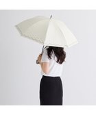 【ムーンバット/MOONBAT】の晴雨兼用日傘 長傘 スカラ刺繍柄プリント/遮光 遮熱 UV オフホワイト|ID: prp329100004482609 ipo3291000000031979006