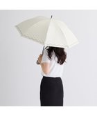 【ムーンバット/MOONBAT】の晴雨兼用日傘 長傘 スカラ刺繍柄プリント/遮光 遮熱 UV オフホワイト|ID: prp329100004482609 ipo3291000000032747273