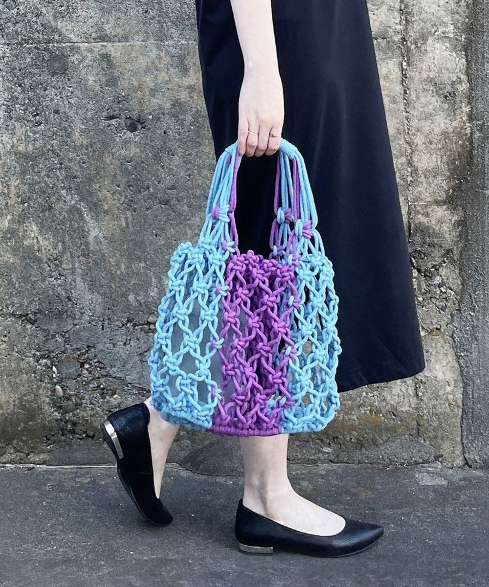 【ルートート/ROOTOTE】の2999【ロープ編みトート】LT.デリ.ツートーン-ロープ-A インテリア・キッズ・メンズ・レディースファッション・服の通販 founy(ファニー) 　ファッション　Fashion　レディースファッション　WOMEN　バッグ　Bag　アクセサリー　Accessories　カメラ　Camera　巾着　Purse　ストール　Stall　スマホ　Smartphone　財布　Wallet　ポケット　Pocket　ポーチ　Pouch　おすすめ　Recommend　お家時間・ステイホーム　Home Time/Stay Home　夏　Summer　NEW・新作・新着・新入荷　New Arrivals　03:サックス|ID: prp329100004482620 ipo3291000000031978390