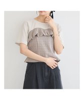 【アースミュージックアンドエコロジー/earth music&ecology】のドッキングビスチェプルオーバー 人気、トレンドファッション・服の通販 founy(ファニー) ファッション Fashion レディースファッション WOMEN トップス・カットソー Tops/Tshirt シャツ/ブラウス Shirts/Blouses ロング / Tシャツ T-Shirts プルオーバー Pullover カットソー Cut and Sewn ビスチェ Bustier カットソー Cut And Sew シャーリング Shirring シンプル Simple チェック Check ドッキング Docking ビスチェ Bustier フリル Frills ボトム Bottom ポケット Pocket A/W・秋冬 Aw・Autumn/Winter・Fw・Fall-Winter |ID:prp329100004482665