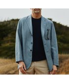 【ジェイ プレス/J.PRESS / MEN】の【新モデル/軽量/高通気性/吸湿性/放湿性】サマージャケット“ THE SHACKET” ダルブルー系|ID: prp329100004483076 ipo3291000000031975013
