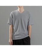 【ジョゼフ オム/JOSEPH HOMME / MEN】の新素材【清涼感】メランジクロスジャージー Vネック半袖カットソー ライトグレー系|ID: prp329100004483081 ipo3291000000031888492