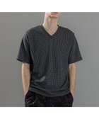 【ジョゼフ オム/JOSEPH HOMME / MEN】の新素材【清涼感】メランジクロスジャージー Vネック半袖カットソー ブラック系|ID: prp329100004483081 ipo3291000000032633742