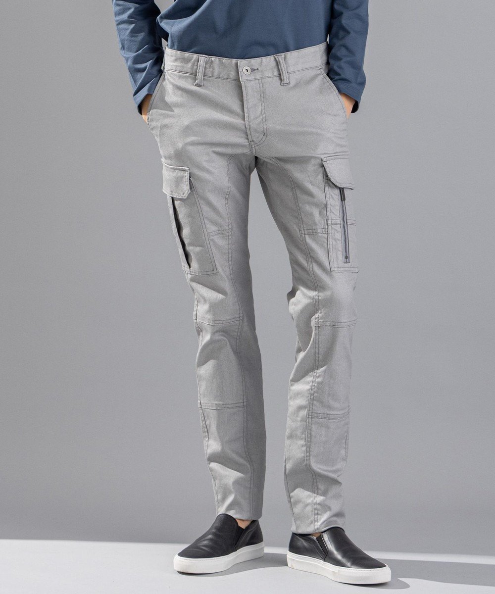 【ジョゼフ オム/JOSEPH HOMME / MEN】の【LEON 2月号掲載】ハイパワーソフトストレッチ / STICK CARGO インテリア・キッズ・メンズ・レディースファッション・服の通販 founy(ファニー) 　ファッション　Fashion　メンズファッション　MEN　ボトムス　Bottoms/Men　春　Spring　コーティング　Coating　ストレッチ　Stretch　ストレート　Straight　スリム　Slim　雑誌　Magazine　デニム　Denim　定番　Standard　2月号　February Issue　人気　Popularity　ワーク　Work　S/S・春夏　Ss・Spring/Summer　夏　Summer　ライトグレー系|ID: prp329100004483088 ipo3291000000031672136