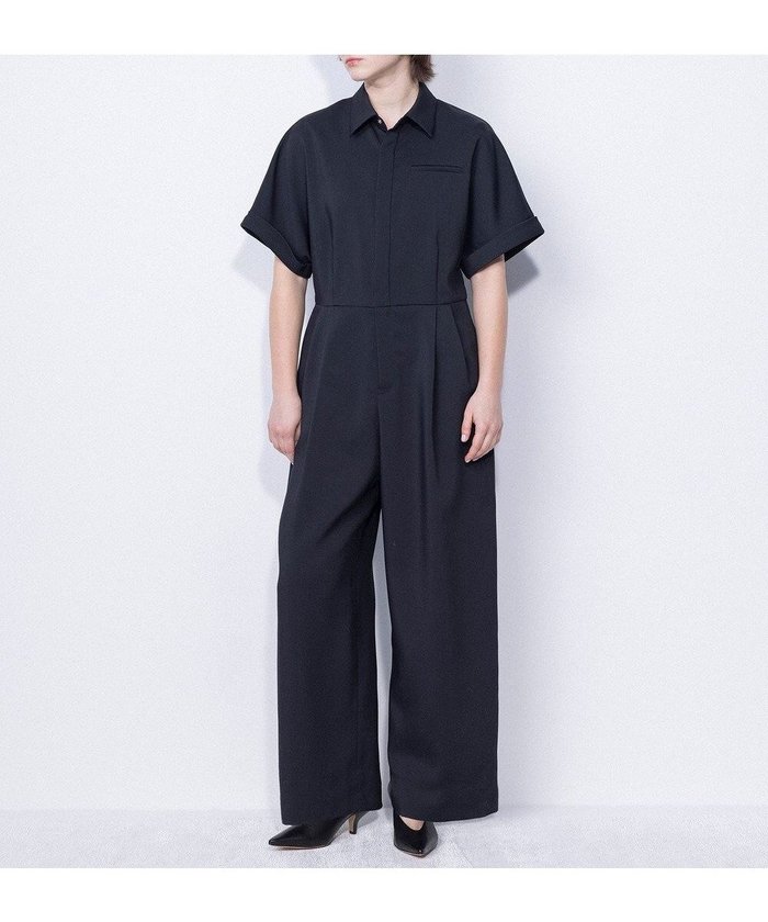 【ネイヴ/NAVE】の【ReNAVE・セットアップ可/洗える/撥水加工】ホロウツイル ジャンプスーツ インテリア・キッズ・メンズ・レディースファッション・服の通販 founy(ファニー) https://founy.com/ ファッション Fashion レディースファッション Fashion for Women ワンピース Dresses オールインワン・ワンピース Dresses and Jumpsuits サロペット&オールインワン Dungarees & Jumpsuit Styles 春 Spring 洗える Machine Washable ショート Short, Short Length スリーブ Sleeve, Long Sleeve / Short Sleeve スーツ Suit, Formalwear セットアップ Set-Up, Coordinated Outfit ツイル Twist, Twisted Detail ブルゾン Blouson, Bomber Jacket リラックス Relax, Relaxed Fit ワイド Wide, Wide Fit S/S・春夏 SS, Spring/Summer, Warm Season 夏 Summer |ID: prp329100004483151 ipo3291000000034284965