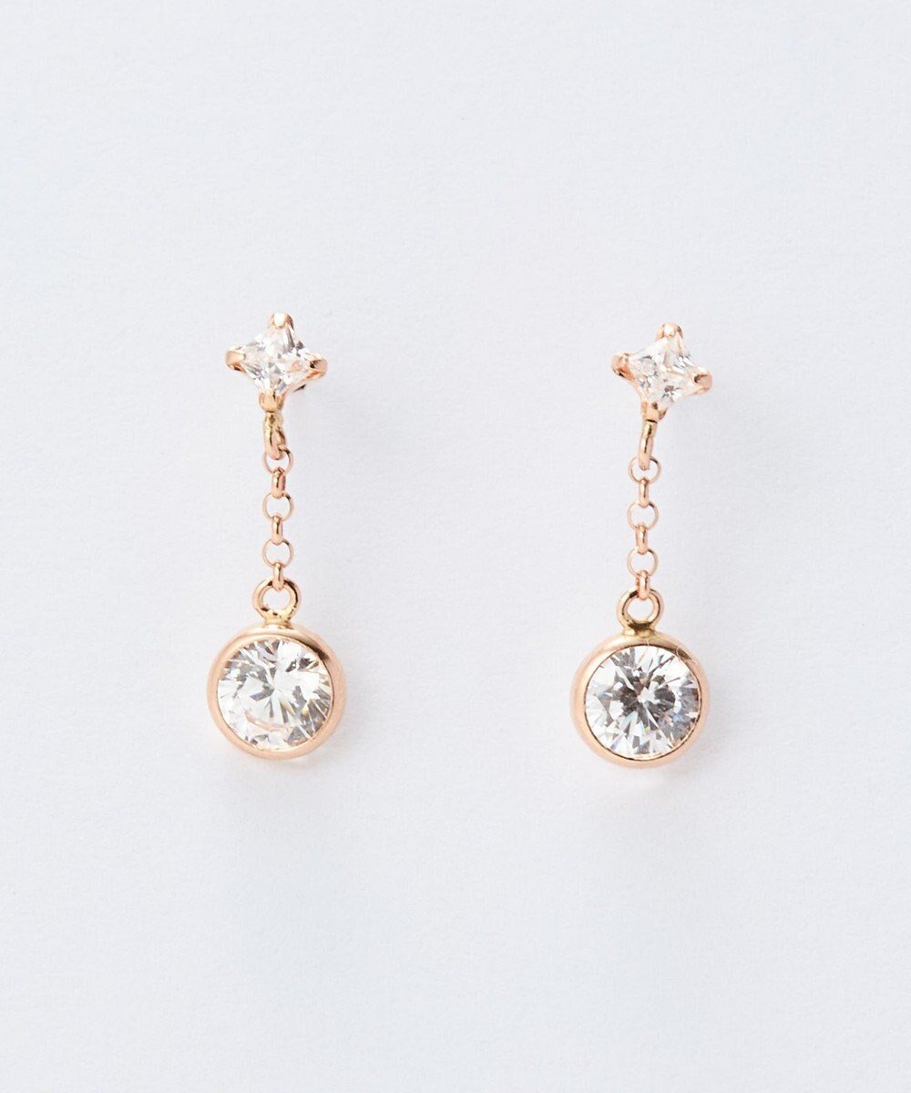 【フィービィー/phoebe】の【 K10 】ティアーズビジューピアス ローズゴールド インテリア・キッズ・メンズ・レディースファッション・服の通販 founy(ファニー) 　ファッション　Fashion　レディースファッション　WOMEN　アクセサリー　Accessories　ジュエリー　Jewelry　ジュエル　Jewel　ボックス　Box　ラウンド　Round　ローズ　Rose　おすすめ　Recommend　ローズゴールド|ID: prp329100004483212 ipo3291000000031916483
