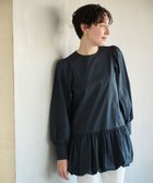 【ハッシュニュアンス/#Newans】のバルーンヘムブラウス ネイビー|ID: prp329100004483241 ipo3291000000031970503