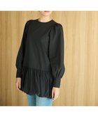 【ハッシュニュアンス/#Newans】のバルーンヘムブラウス ブラック|ID: prp329100004483241 ipo3291000000034411208