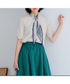 【23区/NIJYUSANKU】の【洗える】コンフォートストレッチ 5分袖 ニット ベージュ系|ID: prp329100004483242 ipo3291000000032076387