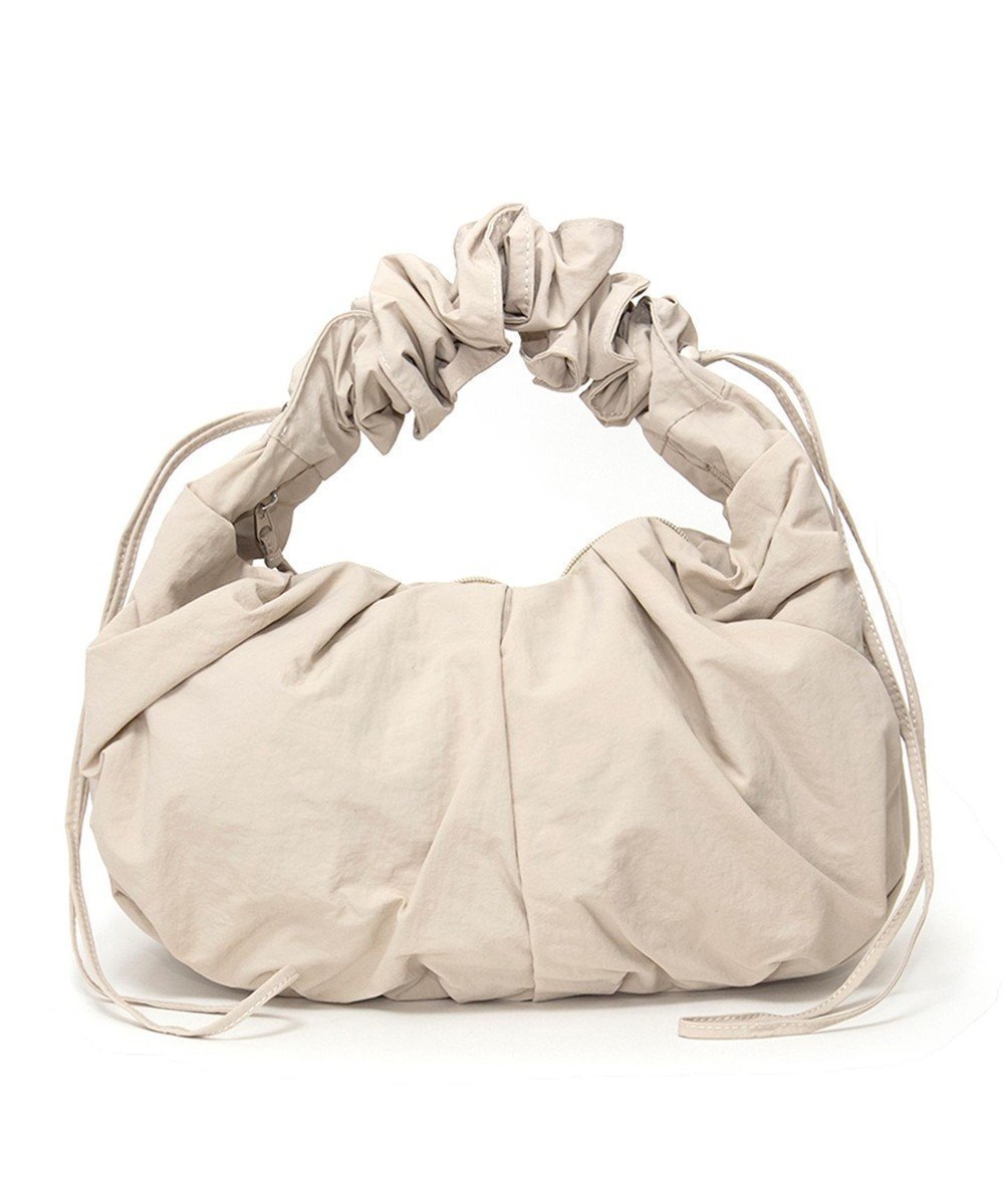 【ラ バガジェリー/LA BAGAGERIE】の【maison vert】 【軽量/多収納】ギャザーワンショルダー Large インテリア・キッズ・メンズ・レディースファッション・服の通販 founy(ファニー) 　ファッション　Fashion　レディースファッション　WOMEN　ギャザー　Gather　軽量　Lightweight　財布　Wallet　ドローストリング　Drawstring　ハンドバッグ　Handbag　ポケット　Pocket　ポーチ　Pouch　メッシュ　Mesh　アイボリー|ID: prp329100004483269 ipo3291000000031771768