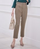 【エニィ スィス/any SiS】の【洗える】サイドバックルタックテーパード パンツ 人気、トレンドファッション・服の通販 founy(ファニー) ファッション Fashion レディースファッション Fashion for Women パンツ Pants & Trousers バッグ Bags センター Center, Center Line チェック Check, Plaid, Tartan ポケット Pocket, Pocket Detail 冬 Winter / This Winter 夏 Summer 春 Spring S/S・春夏 SS, Spring/Summer, Warm Season 洗える Machine Washable 無地 Plain, Solid Color 秋 Autumn thumbnail ブラウン系チェック|ID: prp329100004483273 ipo3291000000034959364