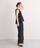 【グリーンパークス/Green Parks】の・Railme ジャカードペプラムサロペット Black|ID: prp329100004483278 ipo3291000000032049822