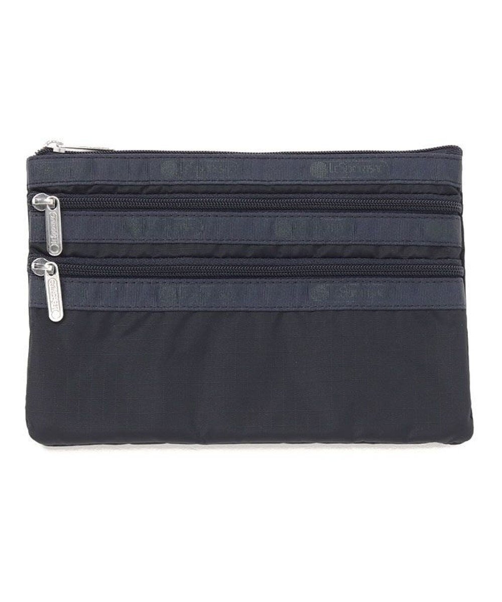 【レスポートサック/LeSportsac】の3ZIP COSMETIC/ディープシーブルー インテリア・キッズ・メンズ・レディースファッション・服の通販 founy(ファニー) 　ファッション　Fashion　レディースファッション　WOMEN　財布　Wallets　ポーチ　Pouches　アウトドア　Outdoor　シンプル　Simple　スポーツ　Sports　スリム　Slim　財布　Wallet　トラベル　Travel　人気　Popularity　フラット　Flat　プリント　Print　ポケット　Pocket　ポーチ　Pouch　無地　Plain Color　おすすめ　Recommend　旅行　Travel　ビジネス 仕事 通勤　Business　ディープシーブルー|ID: prp329100004483299 ipo3291000000031990943