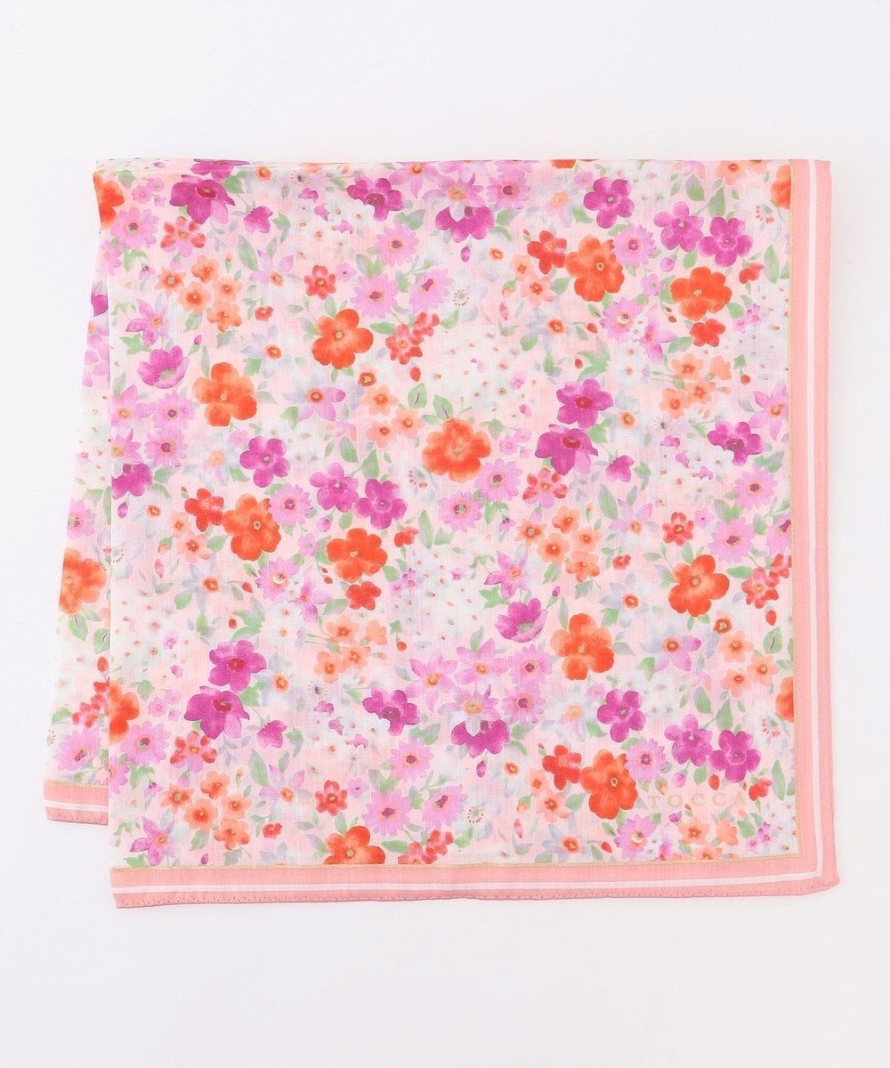 【トッカ/TOCCA】のWATERCOLOR FLOWER HANDKERCHIEF ハンカチ インテリア・キッズ・メンズ・レディースファッション・服の通販 founy(ファニー) 　ファッション　Fashion　レディースファッション　Fashion for Women　ミニ財布・二つ折り財布　Wallets & Card Cases　おすすめ　Recommended / Our Picks　エレガント 上品　Elegant　ギフト プレゼント　Gift / Present　タオル　Towel, Bath Towel　ハンカチ　Handkerchief, Hanky　ハンド　Hand, Handmade　財布　Wallet, Purse　ピンク系|ID: prp329100004483374 ipo3291000000033529323