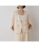 【グレース コンチネンタル/GRACE CONTINENTAL】のラップスリーブジャケット 人気、トレンドファッション・服の通販 founy(ファニー) ファッション Fashion レディースファッション WOMEN アウター Coat Outerwear ジャケット Jackets ノーカラージャケット No Collar Leather Jackets オックス Ox コクーン Cocoon ジャケット Jacket ストレッチ Stretch スリーブ Sleeve フェミニン Feminine ラップ Wrap 夏 Summer 春 Spring S/S・春夏 Ss・Spring/Summer thumbnail キナリ|ID: prp329100004483455 ipo3291000000032263824
