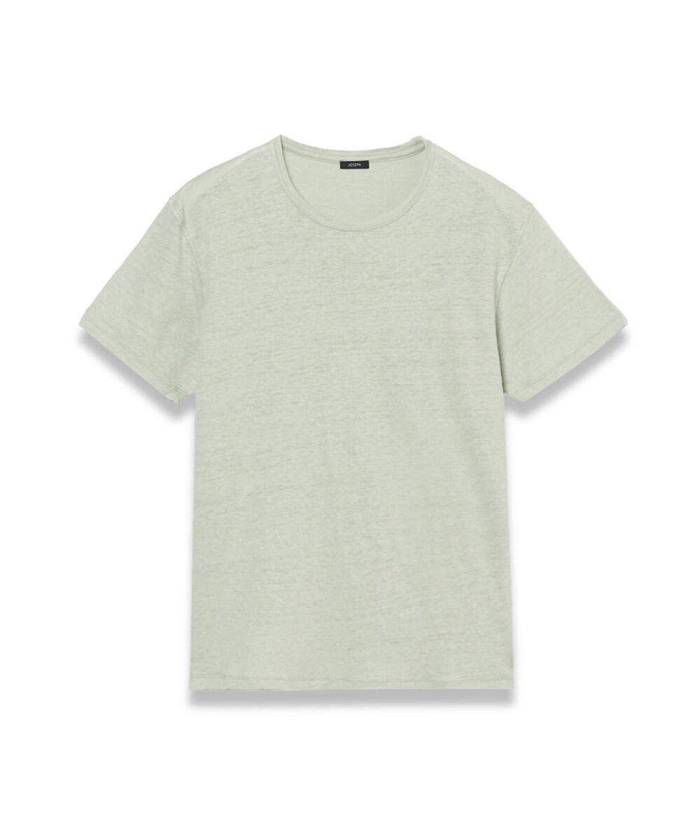 【ジョゼフ/JOSEPH】のリネンジャージー ティーシャツ インテリア・キッズ・メンズ・レディースファッション・服の通販 founy(ファニー) 　ファッション　Fashion　レディースファッション　WOMEN　トップス・カットソー　Tops/Tshirt　シャツ/ブラウス　Shirts/Blouses　ロング / Tシャツ　T-Shirts　カットソー　Cut and Sewn　カットソー　Cut And Sew　ジャージー　Jersey　フィット　Fit　リネン　Linen　リラックス　Relax　夏　Summer　春　Spring　S/S・春夏　Ss・Spring/Summer　軽量　Lightweight　Matcha|ID: prp329100004483554 ipo3291000000031607273