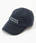 【アンフィーロ 自由区/UNFILO】の【撥水】レターキャップ ネイビー|ID: prp329100004483556 ipo3291000000032162151