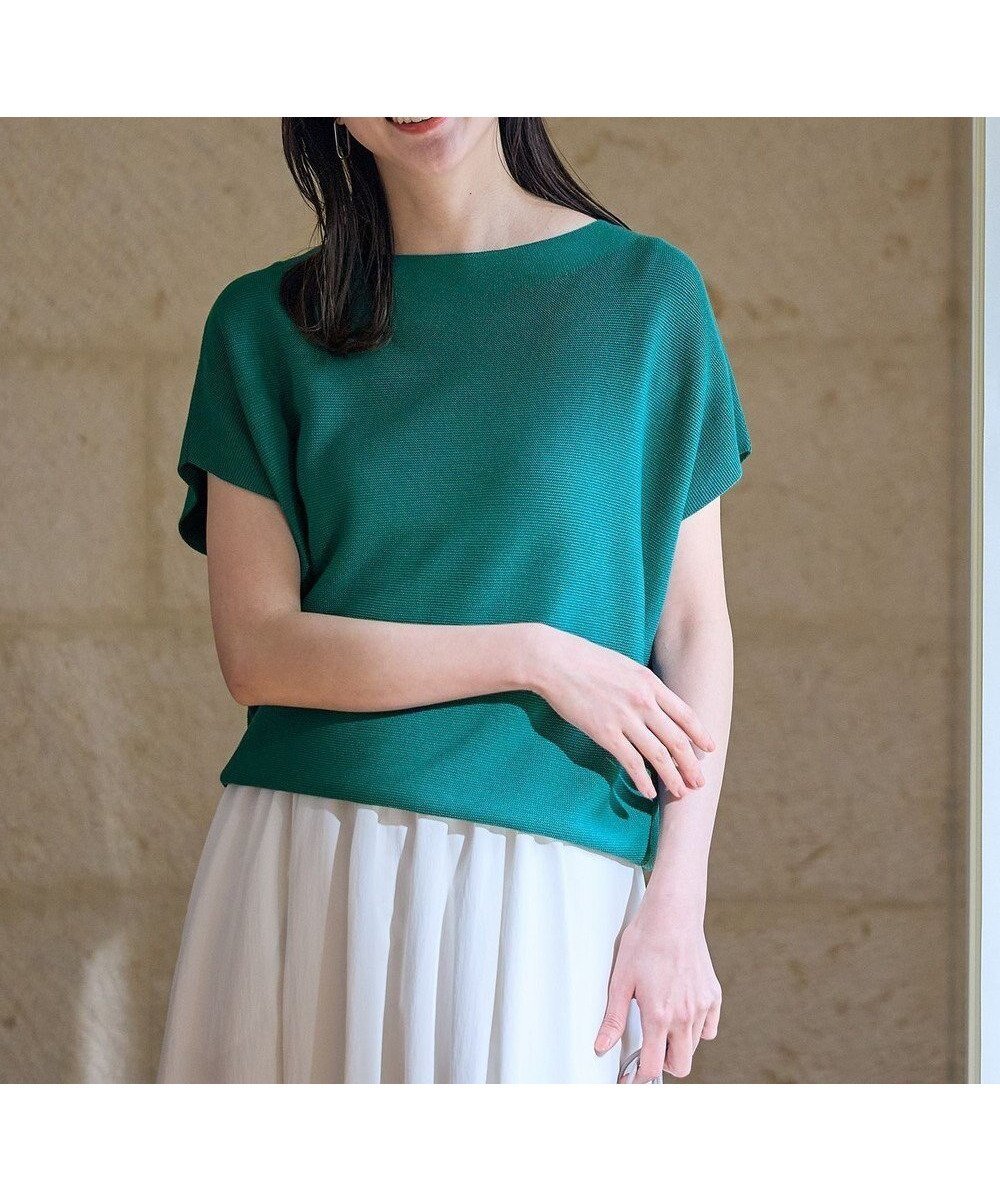 【エニー/ANY】の【新色追加/14色展開】アクリルガーターフレンチスリーブニット インテリア・キッズ・メンズ・レディースファッション・服の通販 founy(ファニー) 　ファッション　Fashion　レディースファッション　Fashion for Women　トップス・カットソー　Cut & Sew Tops　ニット　Knit Tops & Sweaters　春　Spring　スラックス　Slacks, Dress Pants　スリーブ　Sleeve, Long Sleeve / Short Sleeve　セーター　Sweater, Knitwear　デニム　Denim, Jeans Material　フレンチ　French, French Style　S/S・春夏　SS, Spring/Summer, Warm Season　おすすめ　Recommended / Our Picks　夏　Summer　グリーン|ID: prp329100004483575 ipo3291000000033566356