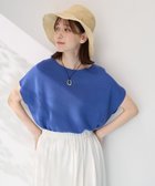 【エニー/ANY】の【新色追加/14色展開】アクリルガーターフレンチスリーブニット 人気、トレンドファッション・服の通販 founy(ファニー) ファッション Fashion レディースファッション Fashion for Women トップス・カットソー Cut & Sew Tops ニット Knit Tops & Sweaters 春 Spring スラックス Slacks, Dress Pants スリーブ Sleeve, Long Sleeve / Short Sleeve セーター Sweater, Knitwear デニム Denim, Jeans Material フレンチ French, French Style S/S・春夏 SS, Spring/Summer, Warm Season おすすめ Recommended / Our Picks 夏 Summer thumbnail ブルー|ID: prp329100004483575 ipo3291000000033566366