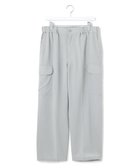 【ジェイプレスヨークストリート/J.PRESS YORK STREET】の【UNISEX】リネンライクイージー カーゴパンツ ライトグレー系|ID: prp329100004483600 ipo3291000000032663589