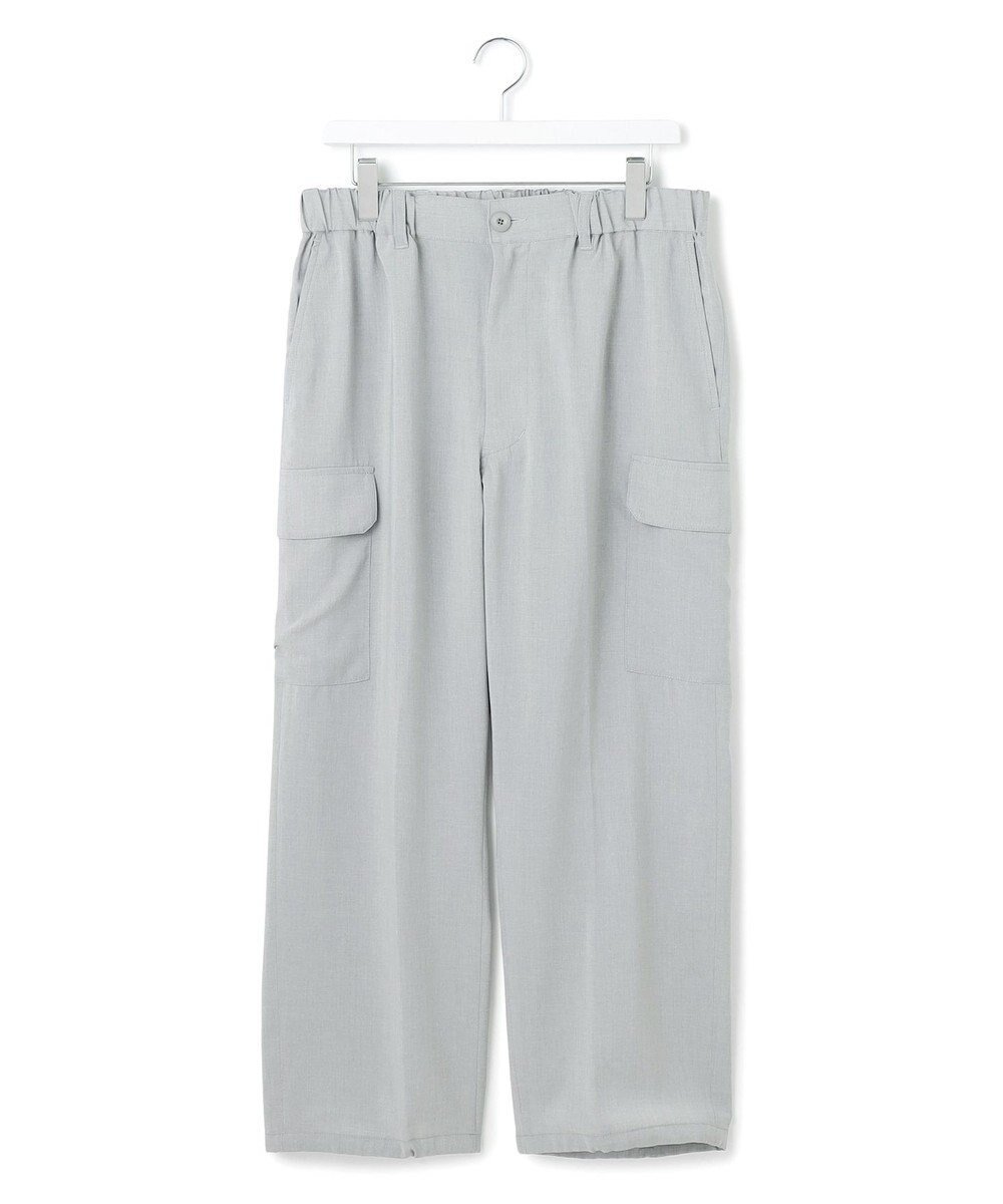 【ジェイプレスヨークストリート/J.PRESS YORK STREET】の【UNISEX】リネンライクイージー カーゴパンツ インテリア・キッズ・メンズ・レディースファッション・服の通販 founy(ファニー) 　ファッション　Fashion　レディースファッション　Ladies' Fashion Online　パンツ　Pants　ユニセックス　Unisex　カーゴパンツ　Cargo Pants　シューズ　Shoes　スピンドル　Spindle　セットアップ　Set Up　夏　Summer　春　Spring　S/S・春夏　Ss・Spring/Summer　ライトグレー系|ID: prp329100004483600 ipo3291000000032663589