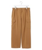 【ジェイプレスヨークストリート/J.PRESS YORK STREET】の【UNISEX】リネンライクイージー カーゴパンツ ブラウン系|ID: prp329100004483600 ipo3291000000032663591