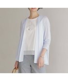 【ジェイ プレス/J.PRESS】の【洗える】ミラノ風天竺シアー カーディガン ライトサックス系|ID: prp329100004483610 ipo3291000000033412696