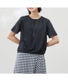 【ジェイ プレス/J.PRESS】の【洗える】ミラノ風天竺シアー カットソー ネイビー系|ID: prp329100004483614 ipo3291000000033400255