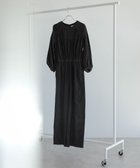 【グリーンパークス/Green Parks】のESCAR シャーリングデニムオールインワン Black|ID: prp329100004483634 ipo3291000000032369509