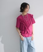 【グリーンパークス/Green Parks】の・Petit Fleur アシンメトリーフリルTEE Pink|ID: prp329100004483641 ipo3291000000032581753