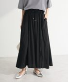 【グリーンパークス/Green Parks】のサラフレワイドパンツ(無地) Black|ID: prp329100004483656 ipo3291000000034269965