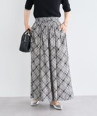 【グリーンパークス/Green Parks】のサラフレワイドパンツ(柄) Check Black|ID: prp329100004483658 ipo3291000000033493167