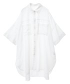 【グリーンパークス/Green Parks】の7分袖ミディ丈シャツワンピース Off White|ID: prp329100004483661 ipo3291000000031607755