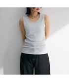 【グリーンパークス/Green Parks】の・Petit Fleur ラメリブタンクトップ White|ID: prp329100004483664 ipo3291000000031783610