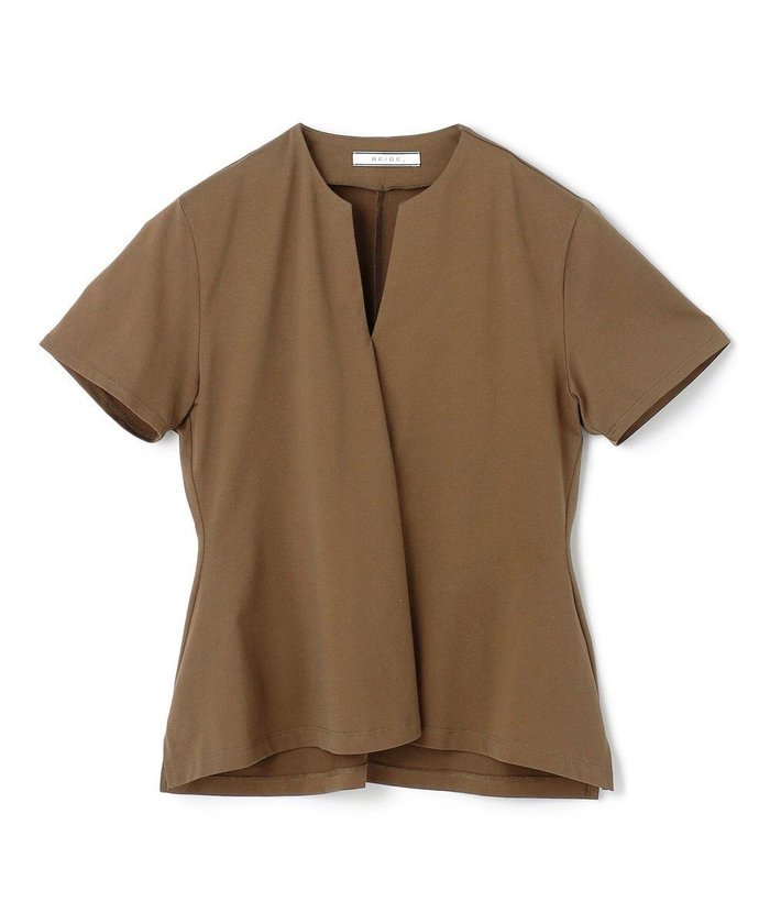 【ベイジ,/BEIGE,】の【洗える】STOCK / オーガニックコットン半袖Vスリットトップス インテリア・キッズ・メンズ・レディースファッション・服の通販 founy(ファニー) https://founy.com/ ファッション Fashion レディースファッション WOMEN トップス・カットソー Tops/Tshirt シャツ/ブラウス Shirts/Blouses ロング / Tシャツ T-Shirts カットソー Cut and Sewn カットソー Cut And Sew スリット Slit ベーシック Basic ロング Long エレガント 上品 Elegant 半袖 Short Sleeve 夏 Summer 春 Spring S/S・春夏 Ss・Spring/Summer 洗える Washable |ID: prp329100004483675 ipo3291000000031833269